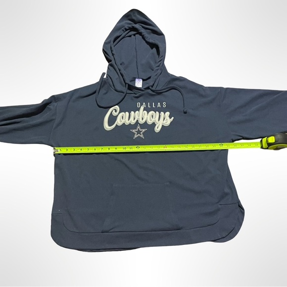 NFL Dallas Cowboys Football Blue Pullover‎ Hoodie Sweatshirt Women’s Xl - Picture 3 of 4